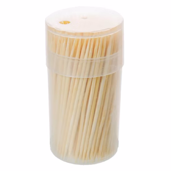 Fábrica de todo tipo que embala palillos de dientes de bambú de alta calidad